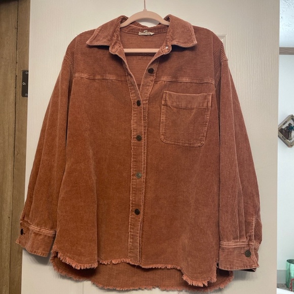 La miel rust corduroy jacket - Picture 1 of 4